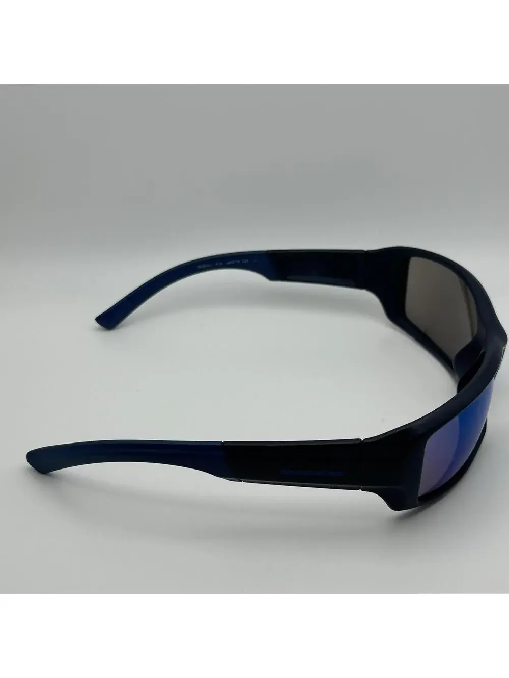 Skechers Sport Wraparound Sunglasses Blue Mirrored Lens